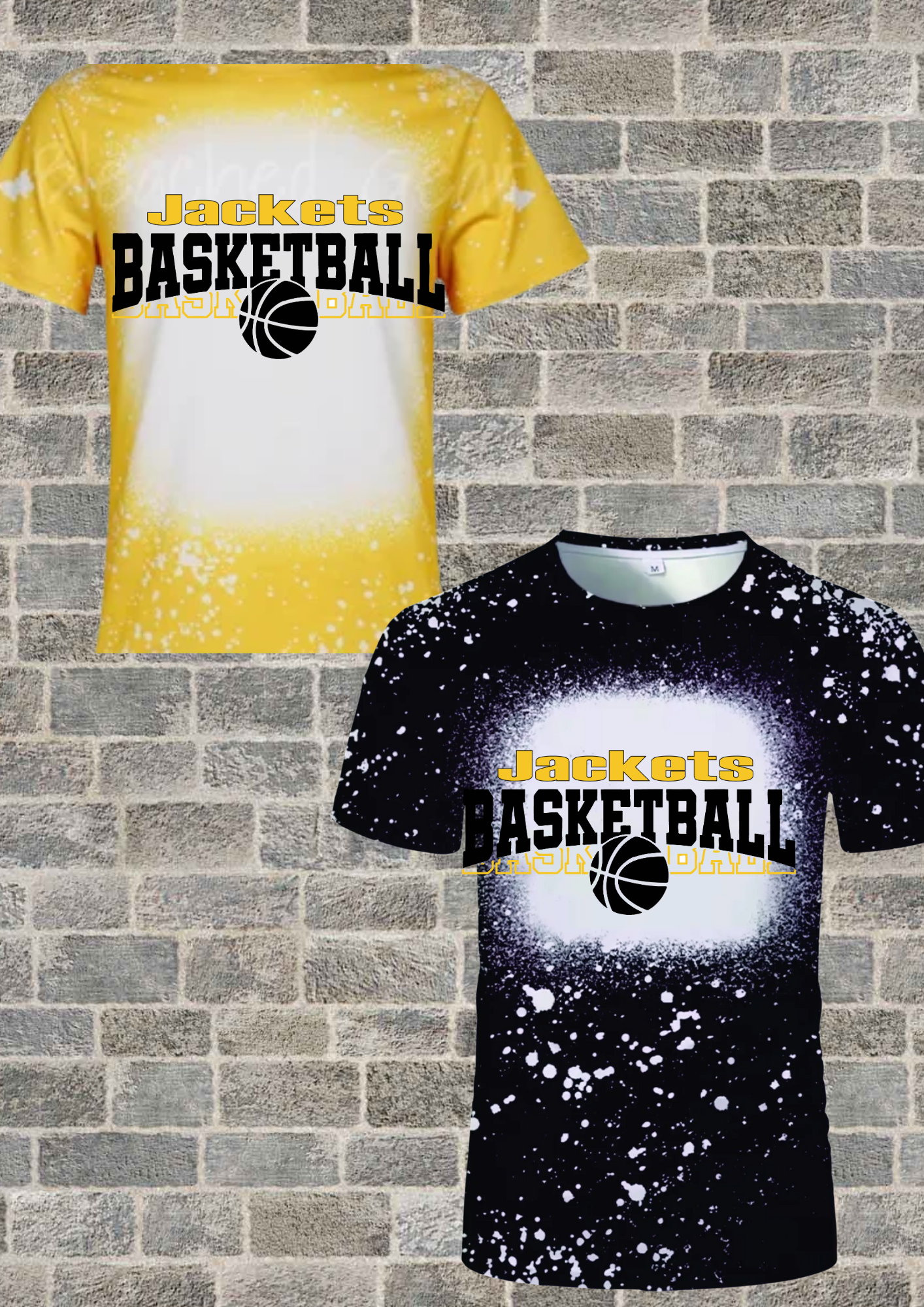 BASKETBALL BLEACHED YOUTH SHIRT