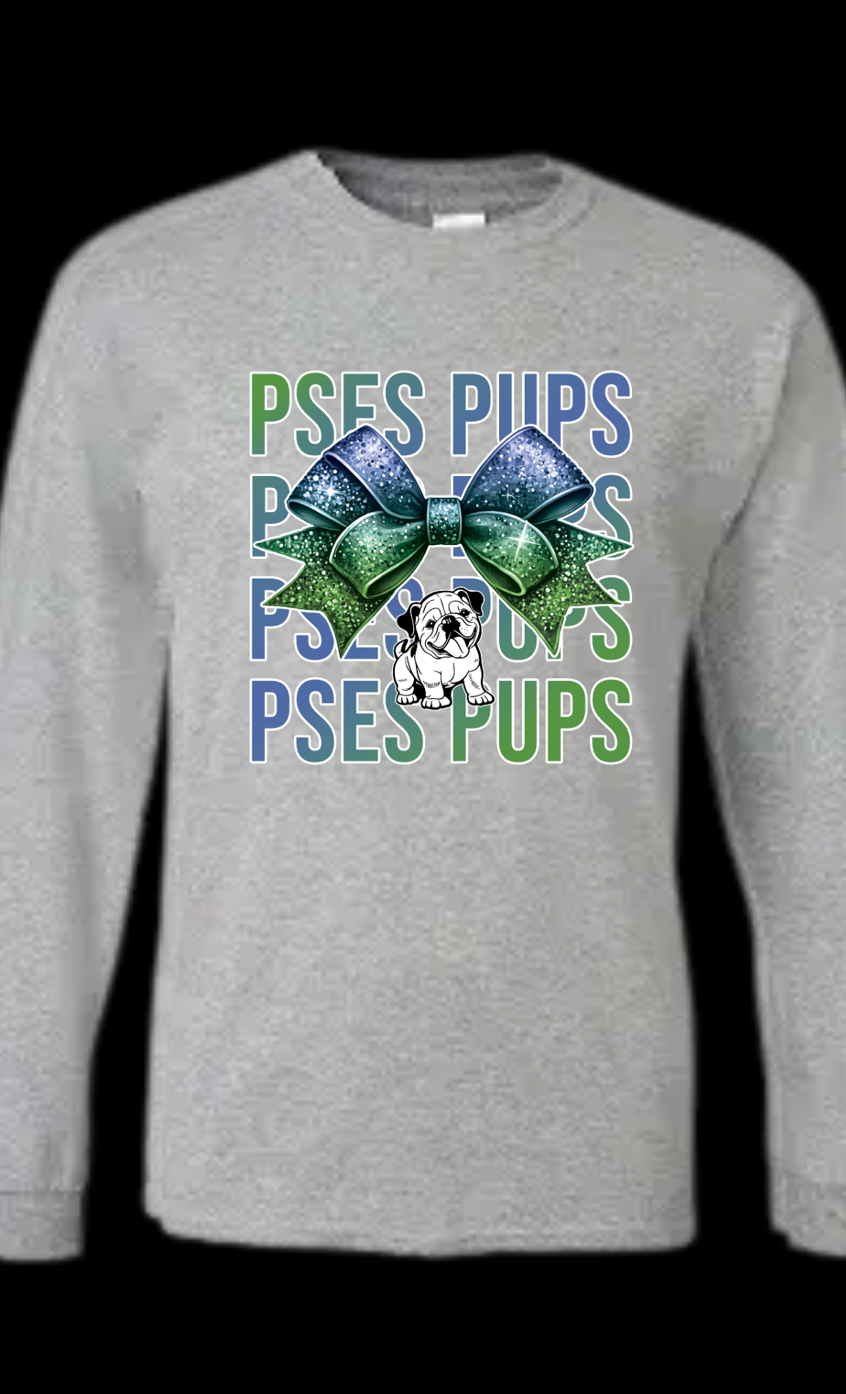 ADULTS PSES PUPS BOW DESIGN