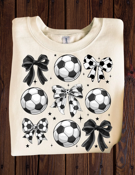 SOCCER BALL BOW SQUARE