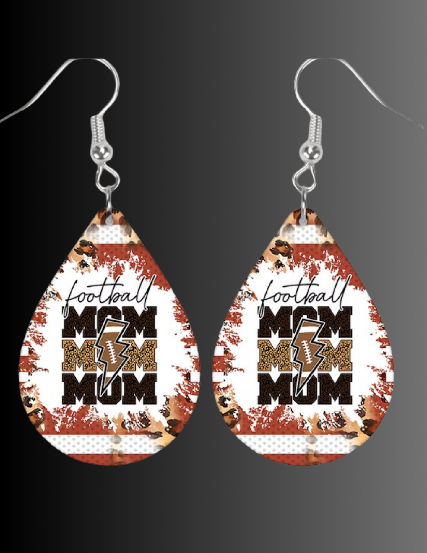 FOOTBALL EARRINGS