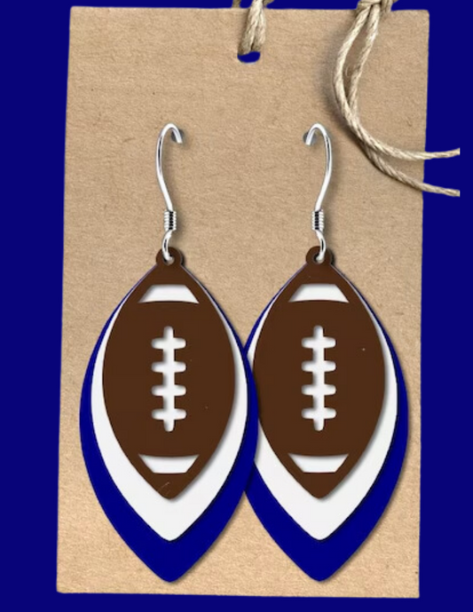 FOOTBALL EARRINGS