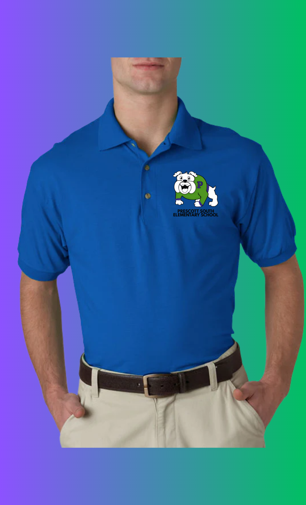 Men's Short Sleeve Cotton Polo