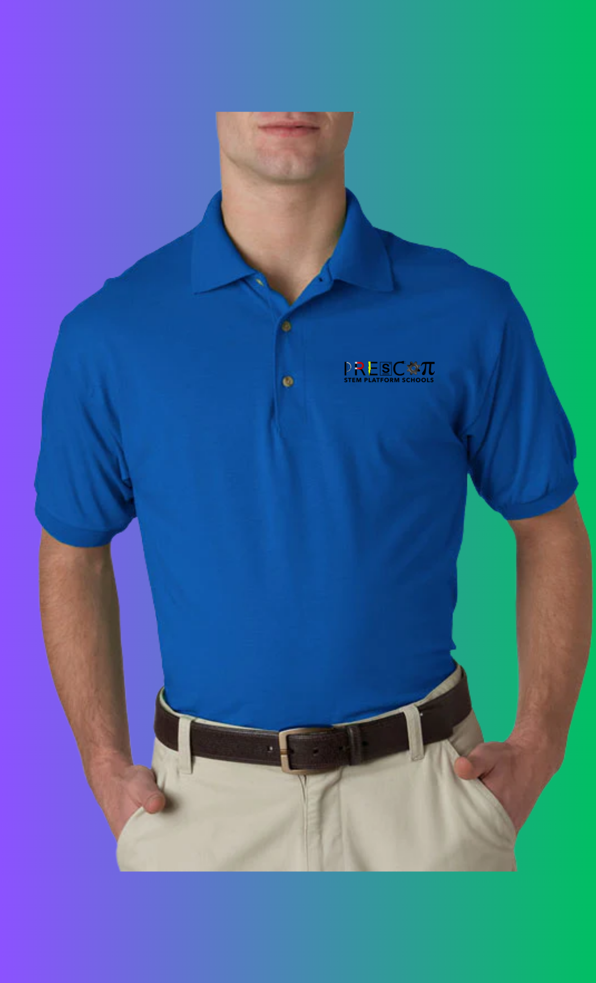 Men's Short Sleeve Cotton Polo