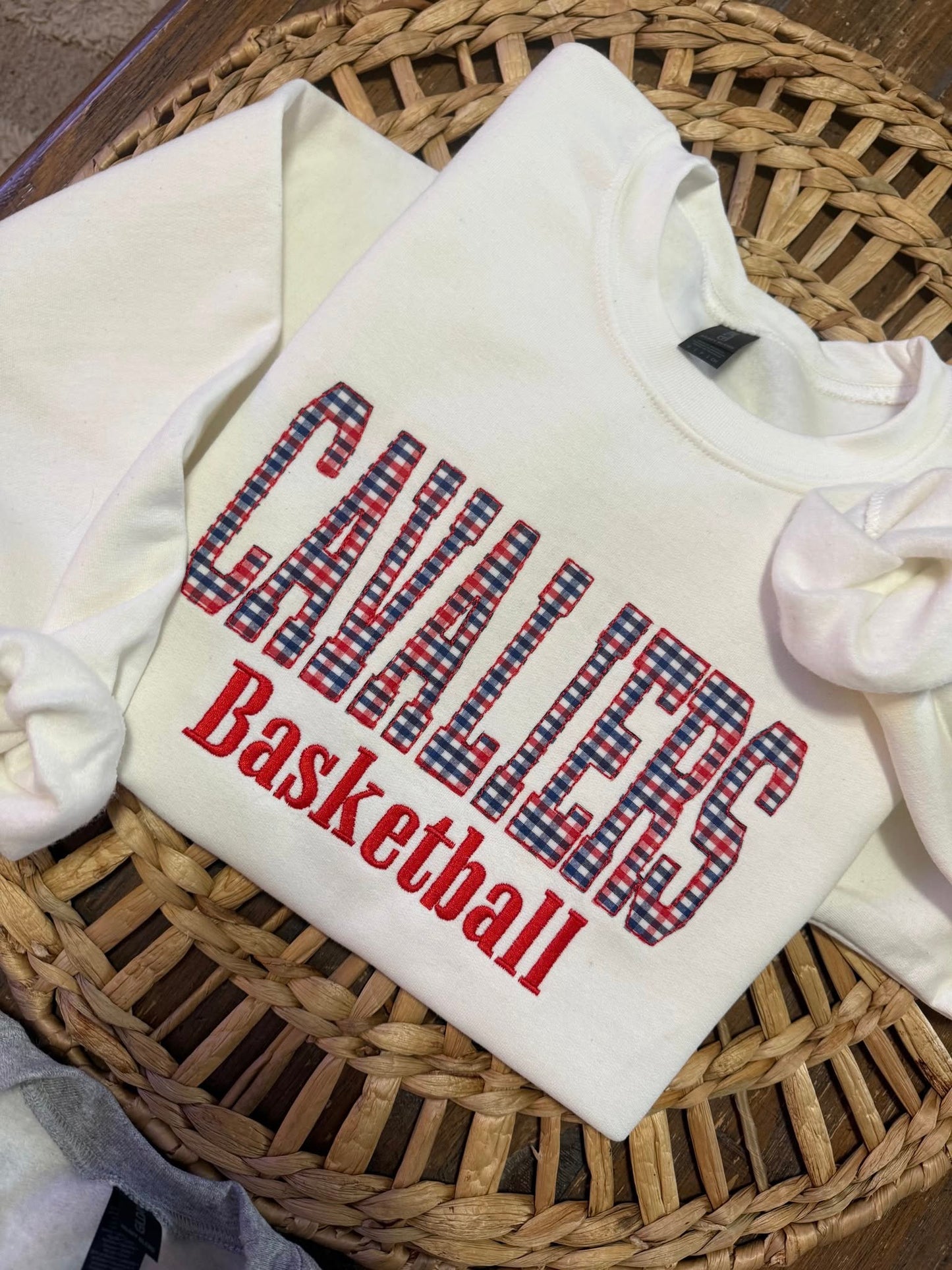 Cavs basketball Embordered shirt
