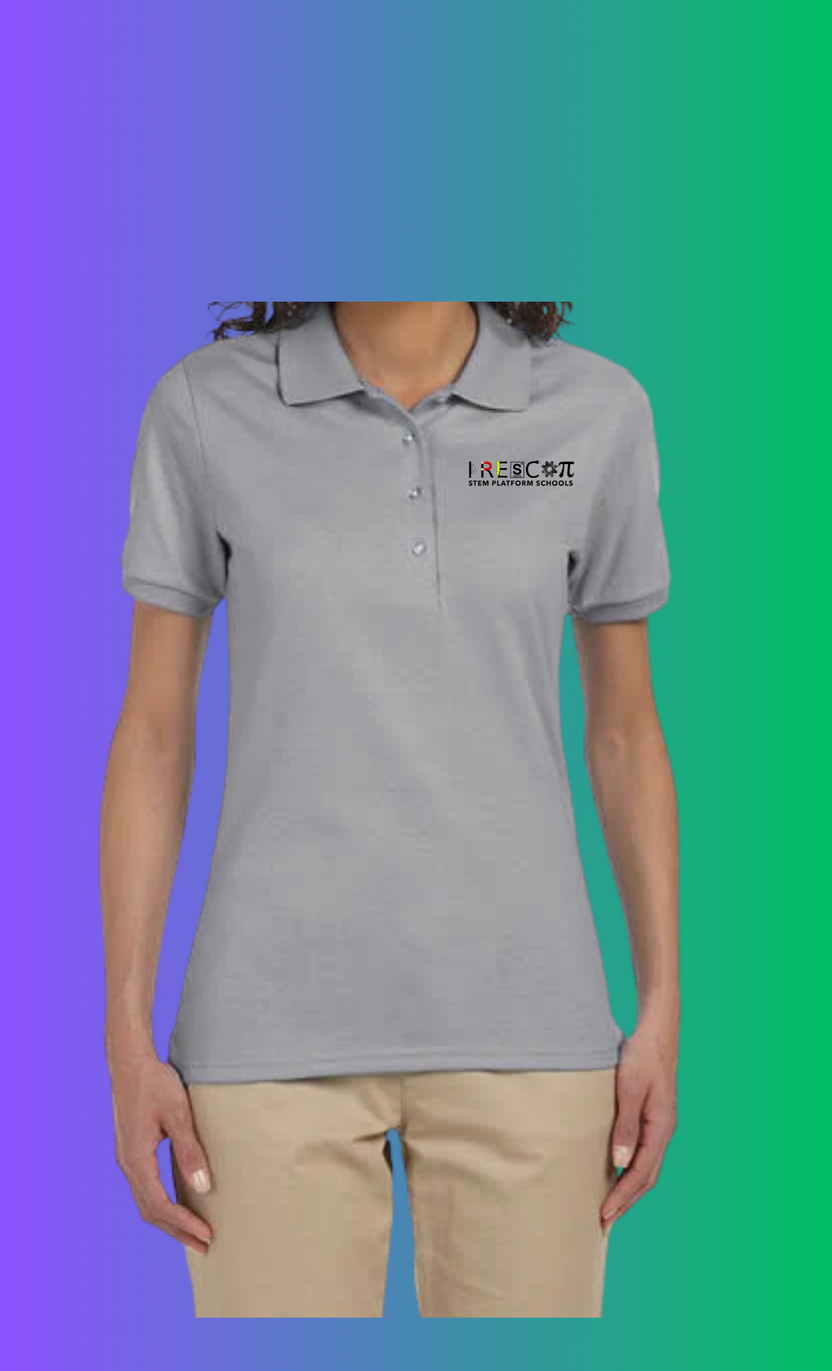 Women's Short Sleeve  Cotton Polo