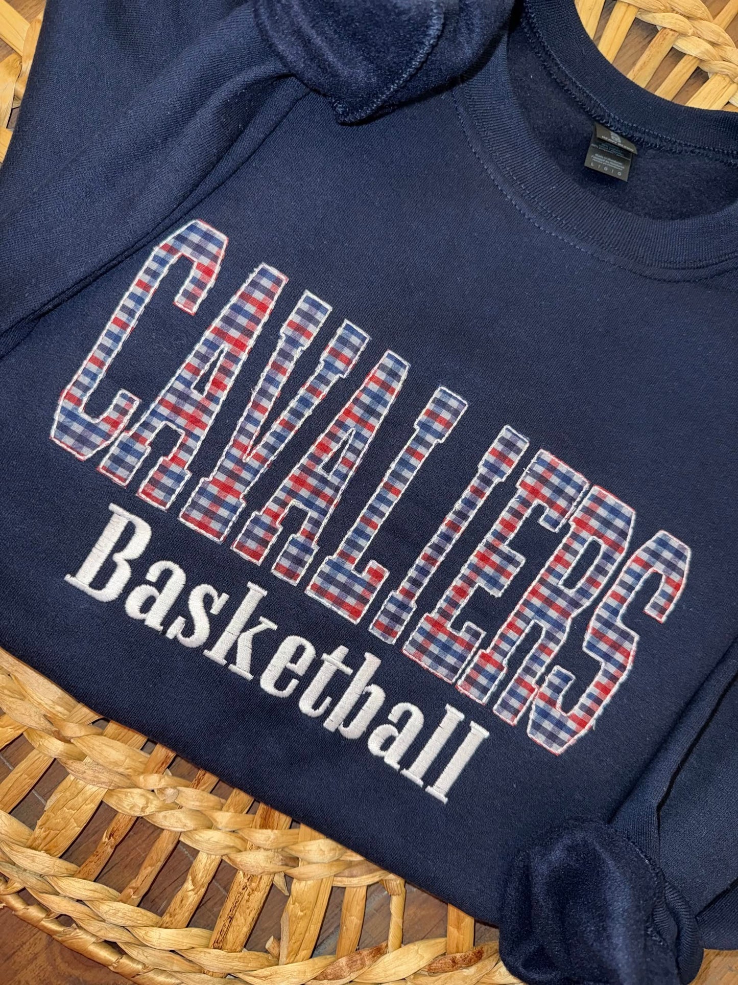 Cavs basketball Embordered shirt