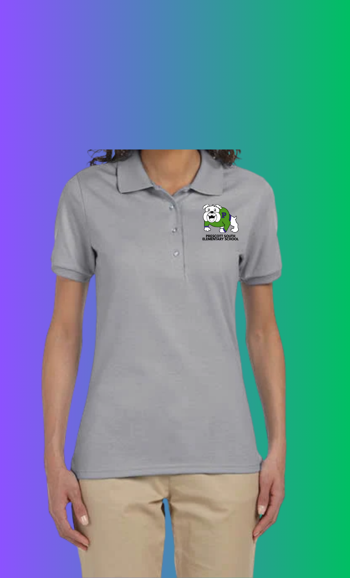 Women's Short Sleeve  Cotton Polo