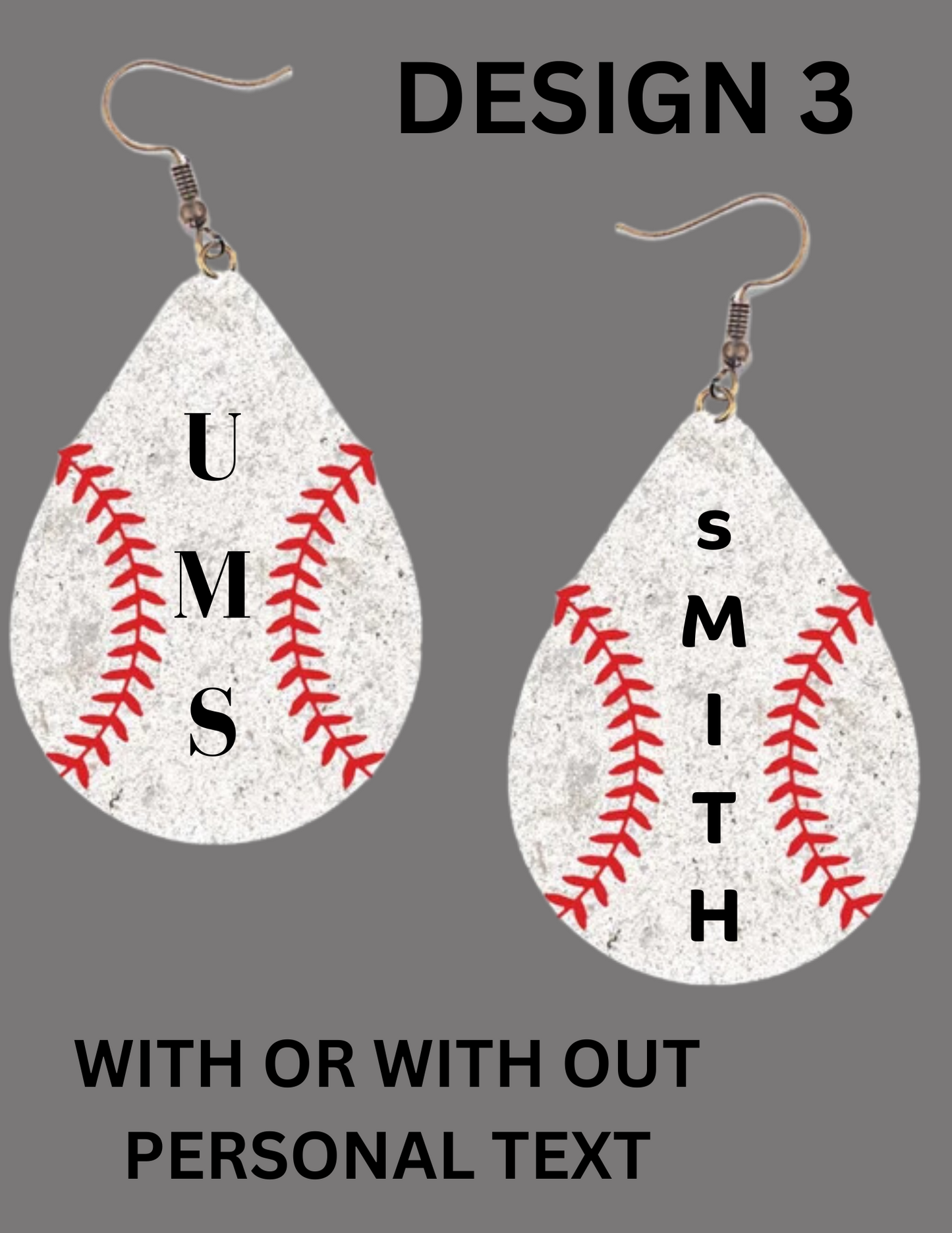 BASEBALL EARRINGS