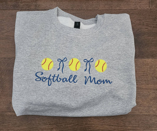 Embordered Softball Mom