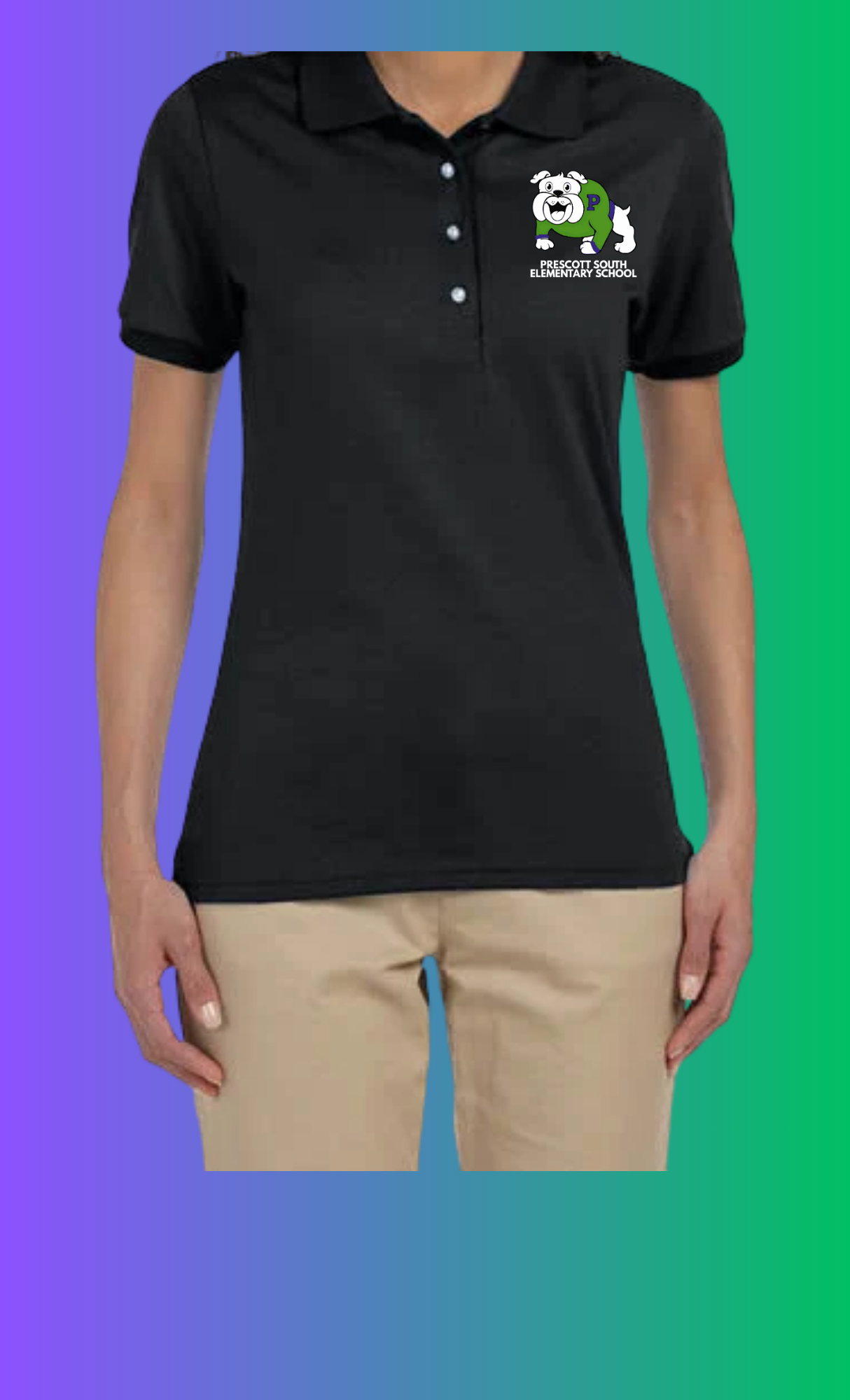 Women's Short Sleeve  Cotton Polo