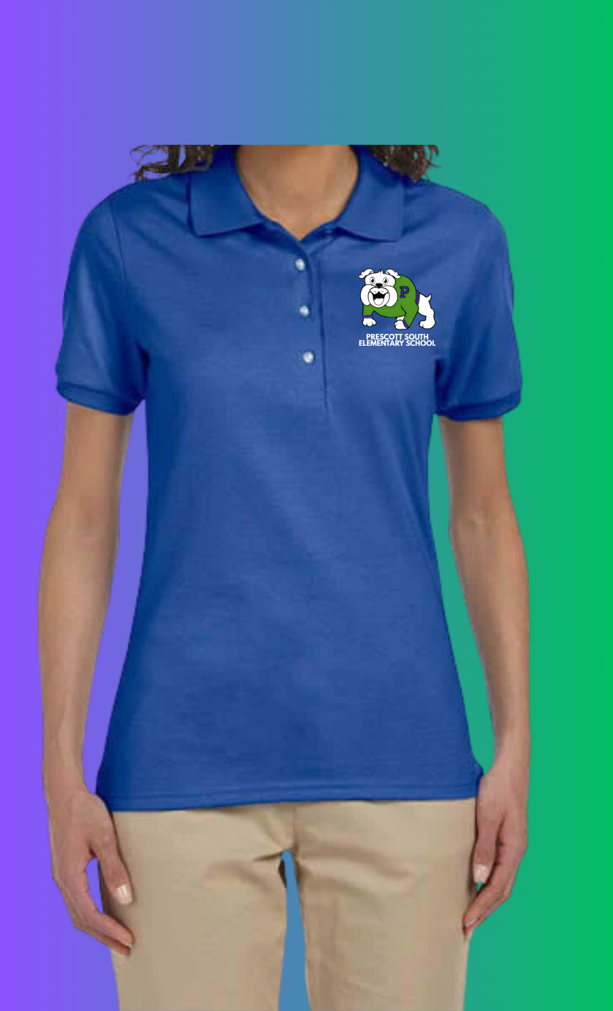 Women's Short Sleeve  Cotton Polo