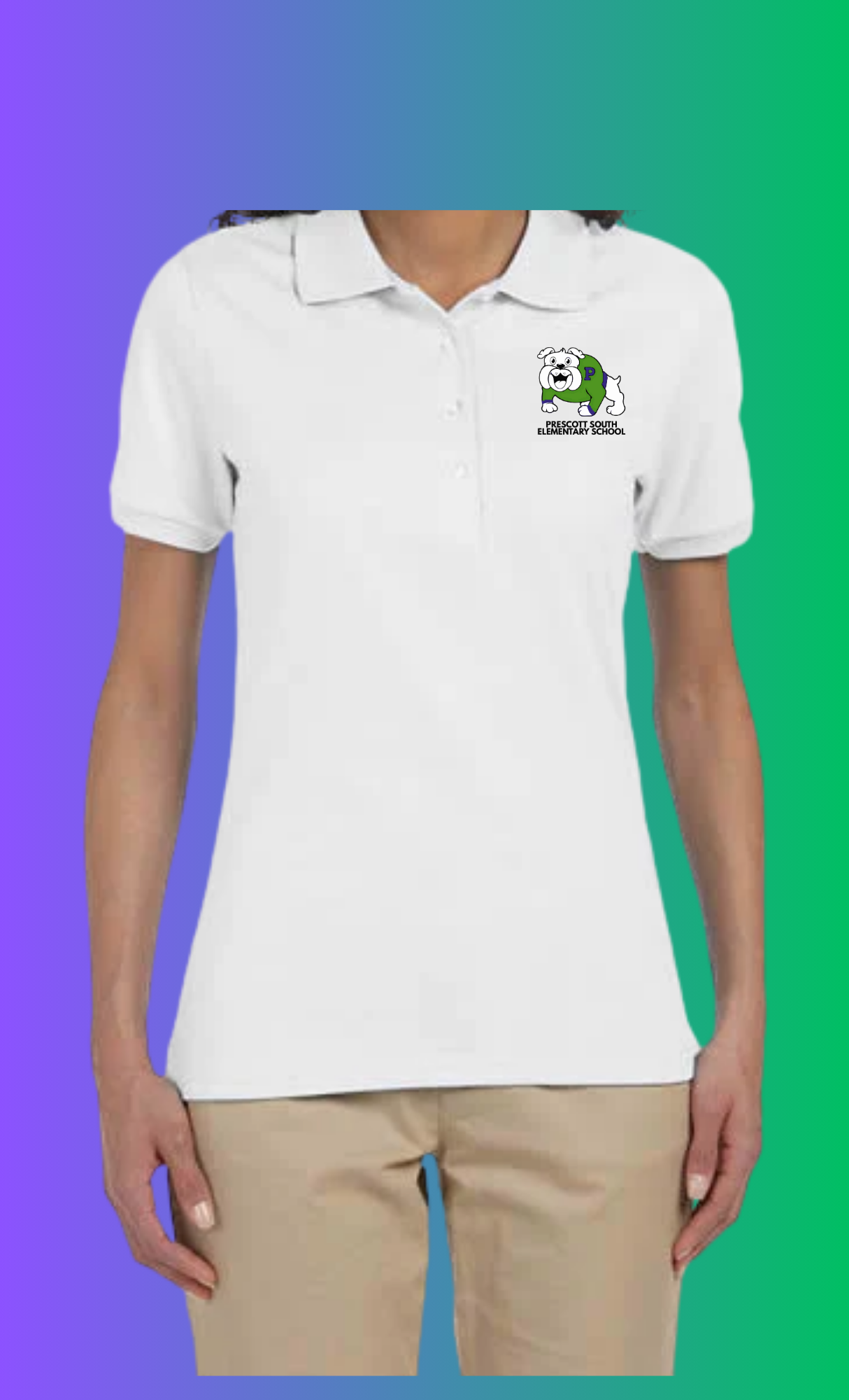 Women's Short Sleeve  Cotton Polo