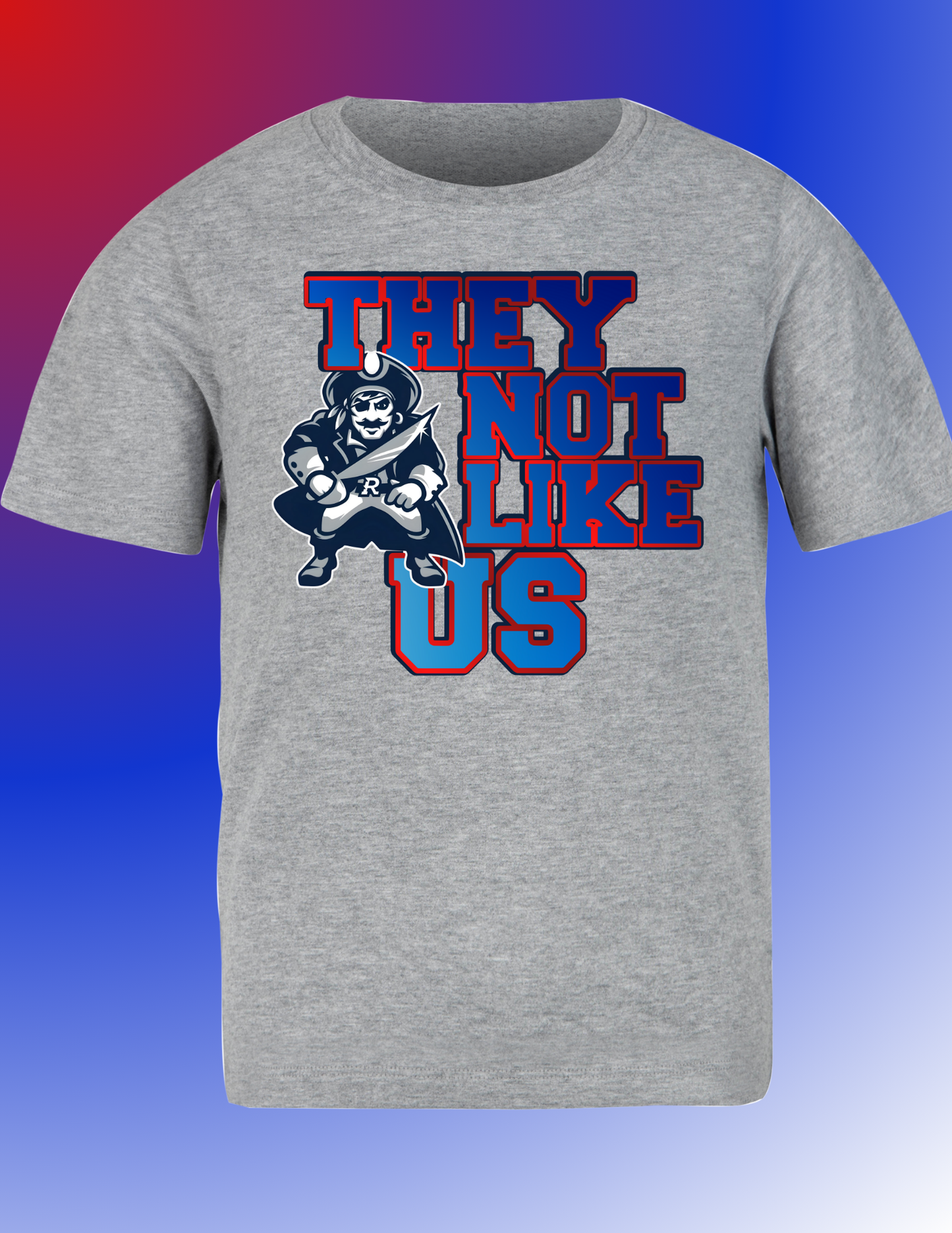 They not like us Raiders  adult shirt
