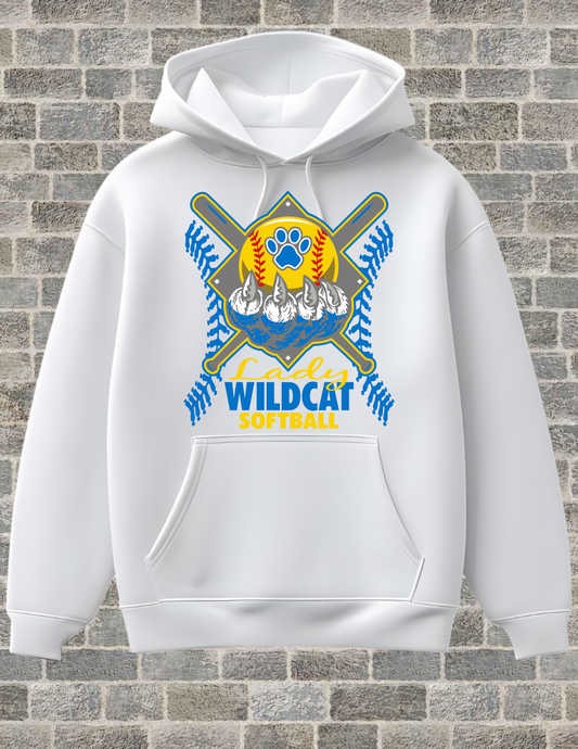 Wildcats Softball Adult Hoodies