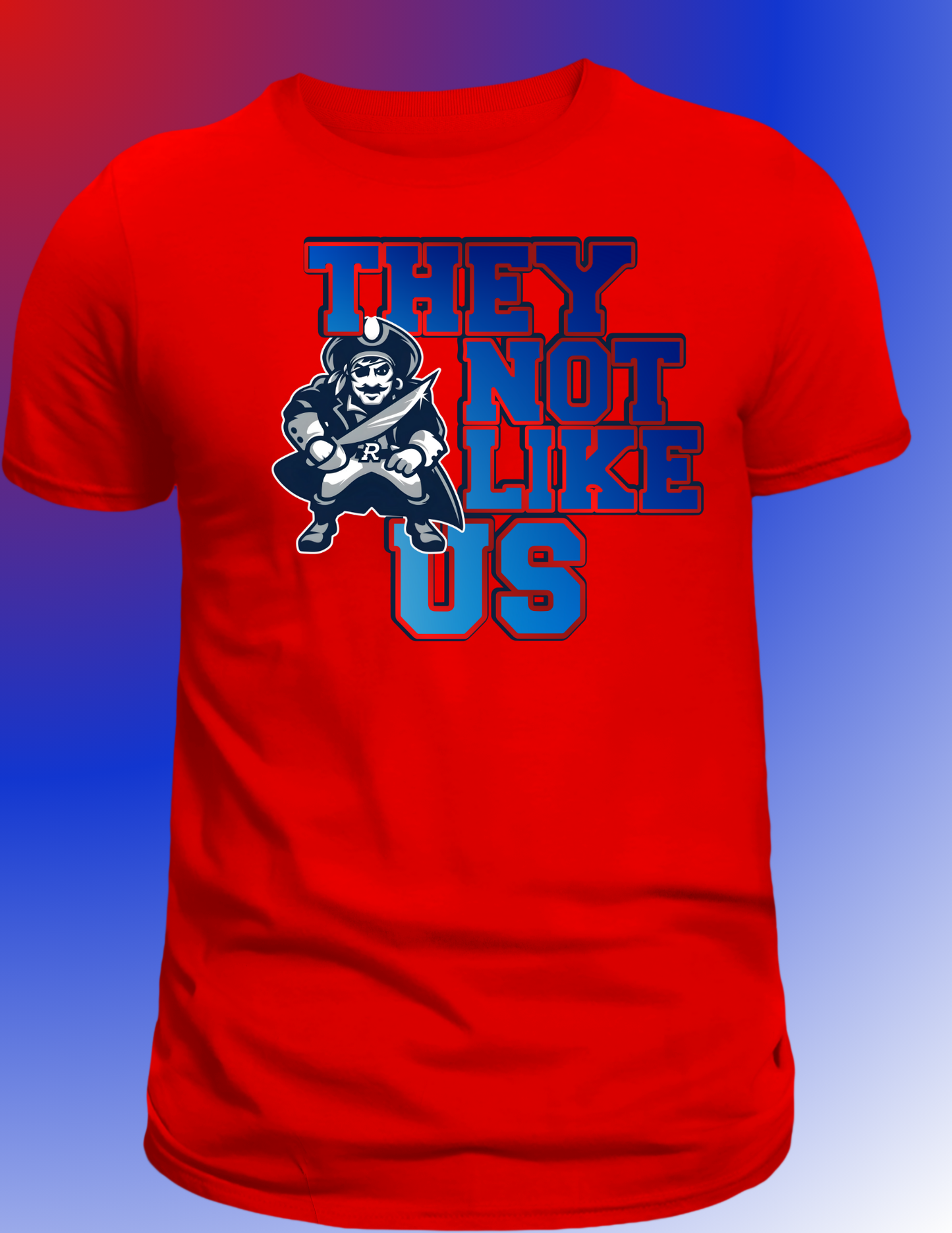They not like us Raiders  adult shirt