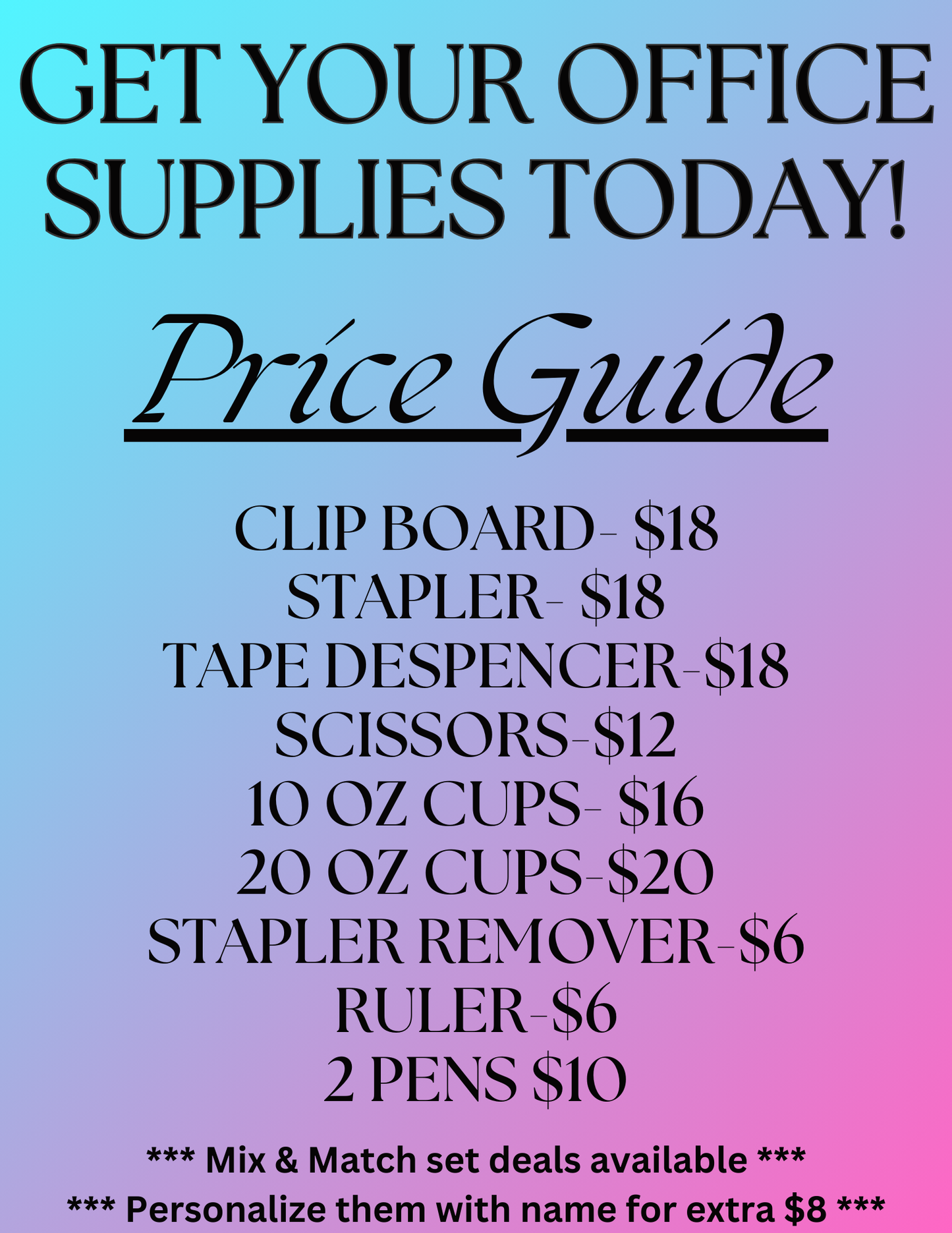 Office Supplies