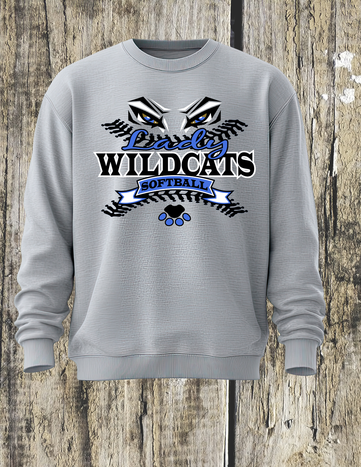 Wildcats Softball Adult Sweatshirt