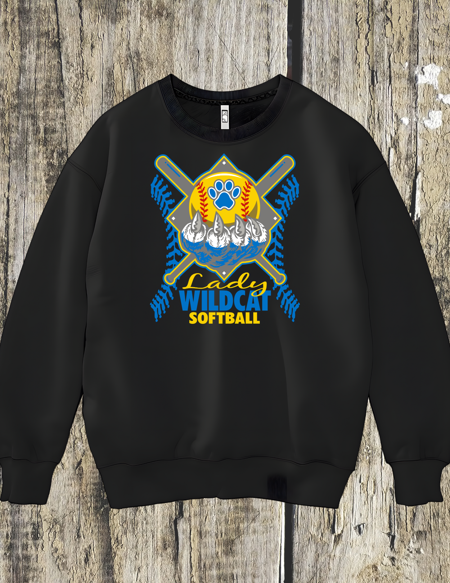 Wildcats Softball Adult Sweatshirt