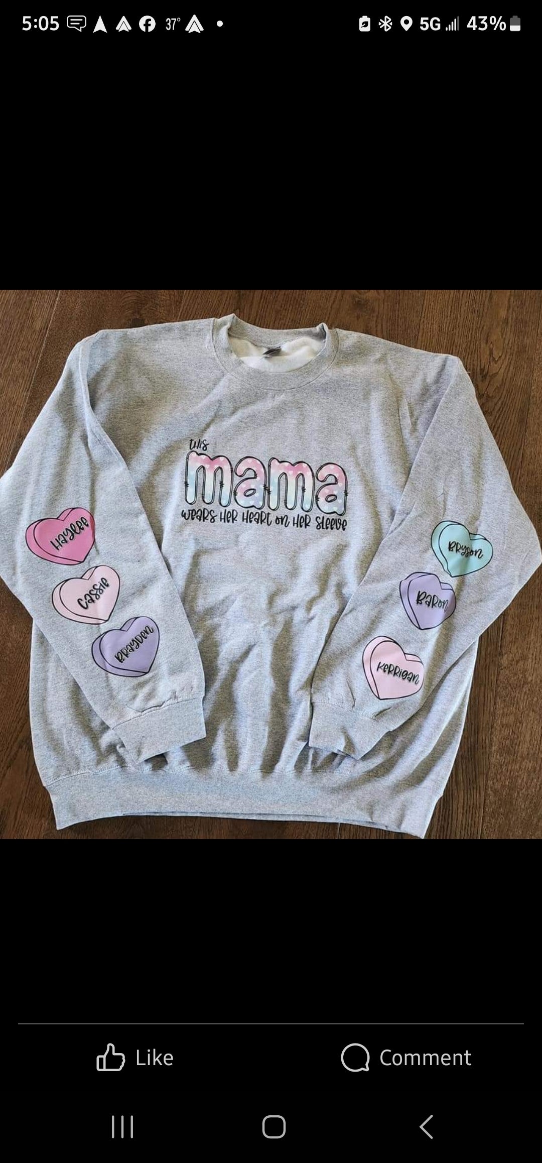 Mama valentine shirt