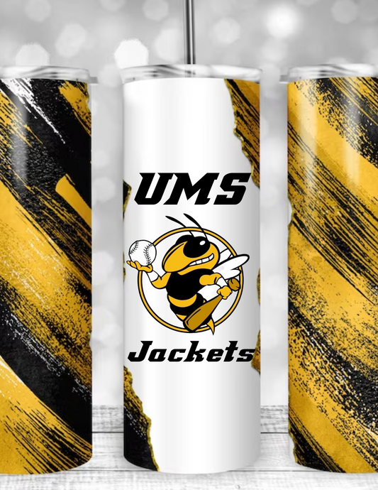 UMS BASEBALL TUMBLER